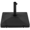 Black Patio Umbrella Base 90 lb Capacity with 2 Wheels, Water or Sand Fill
